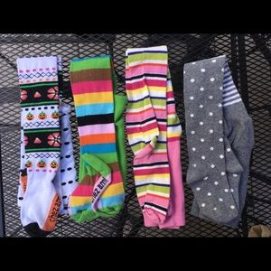 Girls lot cotton tights,sz 6-7 chez Ami,Gymboree